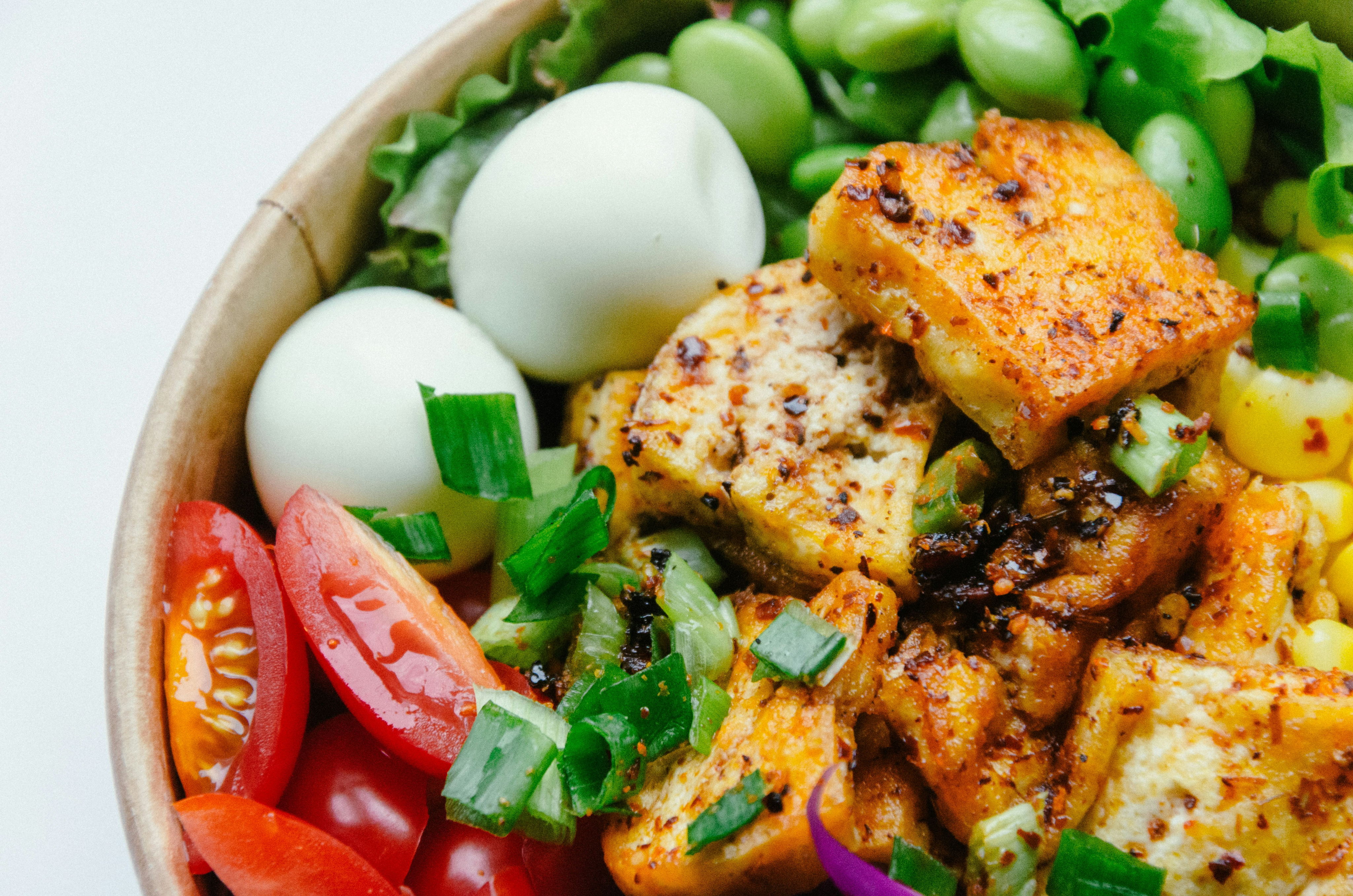 Miso Glazed Tofu Bowl